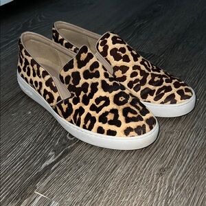 Michael Kors Leopard Print Slip-On Sneakers